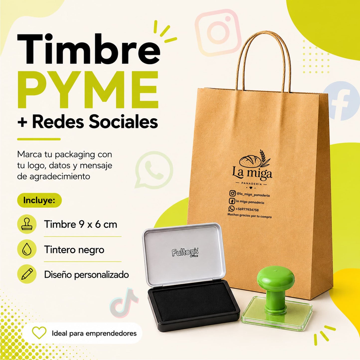 Timbres PYME + redes sociales